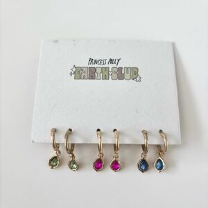 Princess Polly Colorful Hoop Earrings